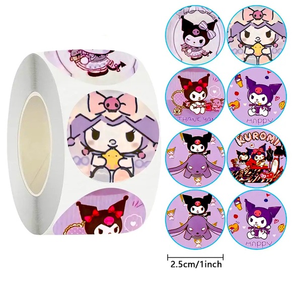 Kuromi Stickers (100 count) - Picture 1 of 8